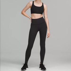 Black Lululemon 28” High Rise Leggings Yoga Pants